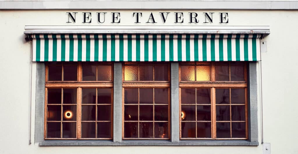 Das vegetarische Pendant zur Bauernschänke: Die Neue Taverne im Kreis 1.