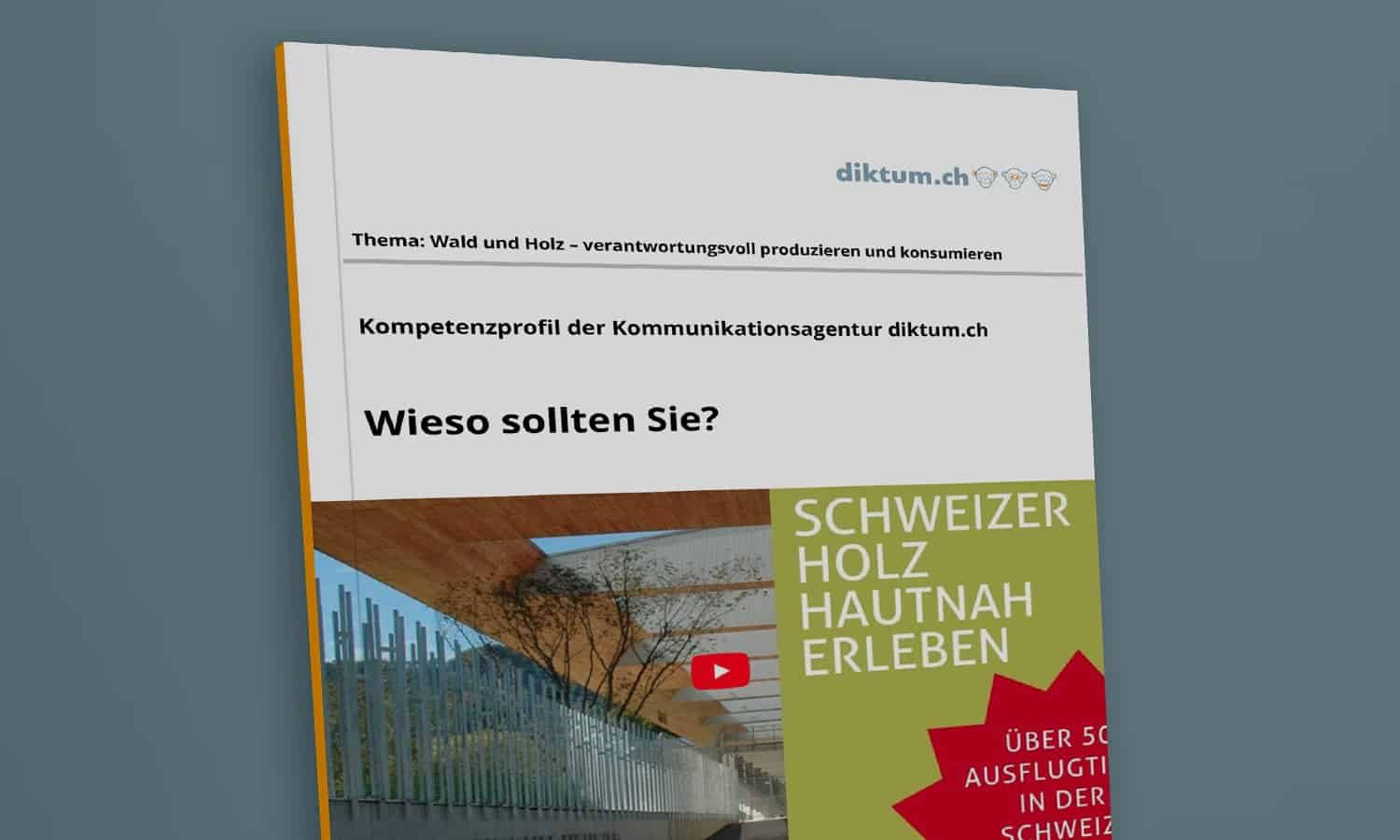 Cover unseres Kompetenzprofils zum Thema Land-, Wald- und Holzwirtschaft